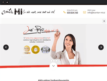 Tablet Screenshot of center-mi.si